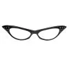 Elope 50s Black Frame Glasses -Fun Costumes Store 50s black frame glasses update main