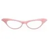 Elope 50s Pink Frame Glasses 1 Elope 50s Pink Frame Glasses -Fun Costumes Store 50s pink frame glasses