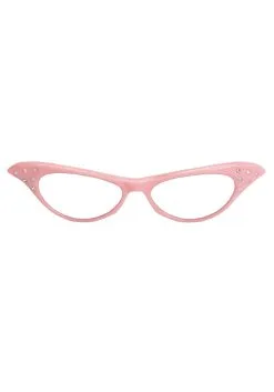 Elope 50s Pink Frame Glasses