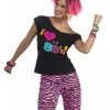 Forum Novelties, Inc 80's Shirt Remix For Women -Fun Costumes Store 80s shirt remix
