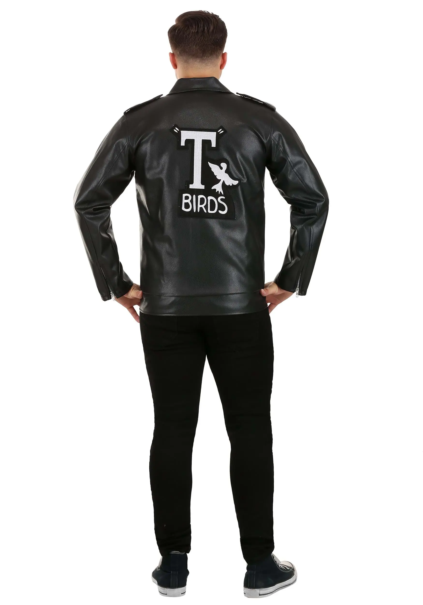 Fun Costumes Men's Grease Authentic T-Birds Jacket Costume 4 Fun Costumes Men's Grease Authentic T-Birds Jacket Costume - Image 2