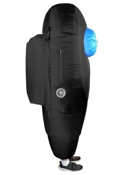 Studio Halloween Black Sus Crewmate Killer Costume For Adults -Fun Costumes Store adult black sus crewmate killer costume alt 3