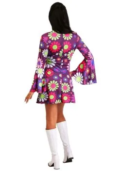 Fun Costumes Women's Adult Groovy Flower Power Costume 11 Fun Costumes Women's Adult Groovy Flower Power Costume -Fun Costumes Store adult groovy flower power costume alt 4