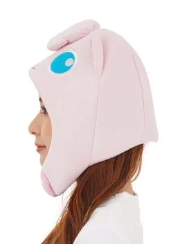 Sazac Jigglypuff Pokémon Headpiece For Adults 7 Sazac Jigglypuff Pokémon Headpiece For Adults -Fun Costumes Store adult jigglypuff pokemon headpiece alt 2