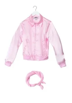 Fun Costumes Women's Grease Pink Ladies Jacket -Fun Costumes Store adult pink ladies jacket alt 7