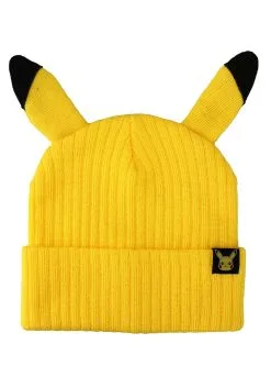 Bioworld Merchandising / Independent Sales Adult Pokémon Pikachu 3D Cosplay Cuff Beanie