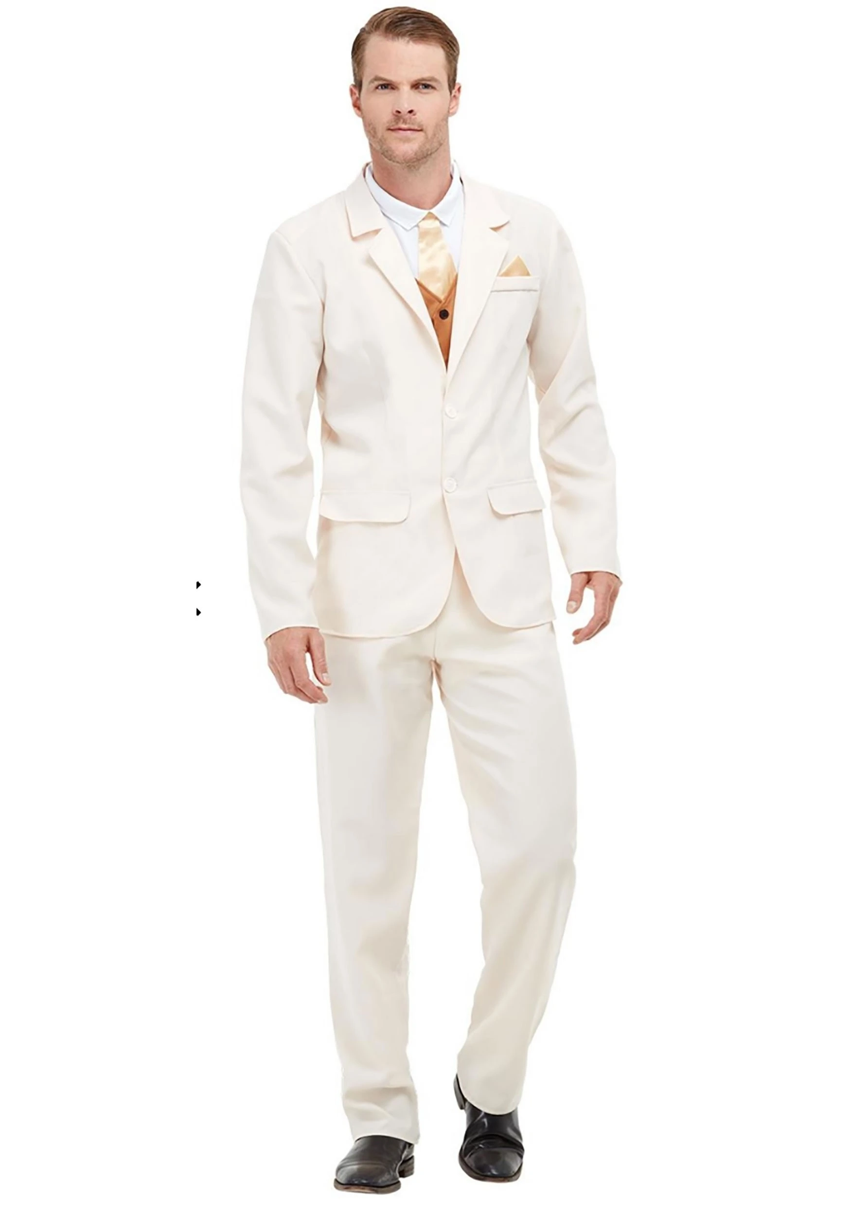 Smiffys Adult Roaring 20s White Costume 4 Smiffys Adult Roaring 20s White Costume - Image 2