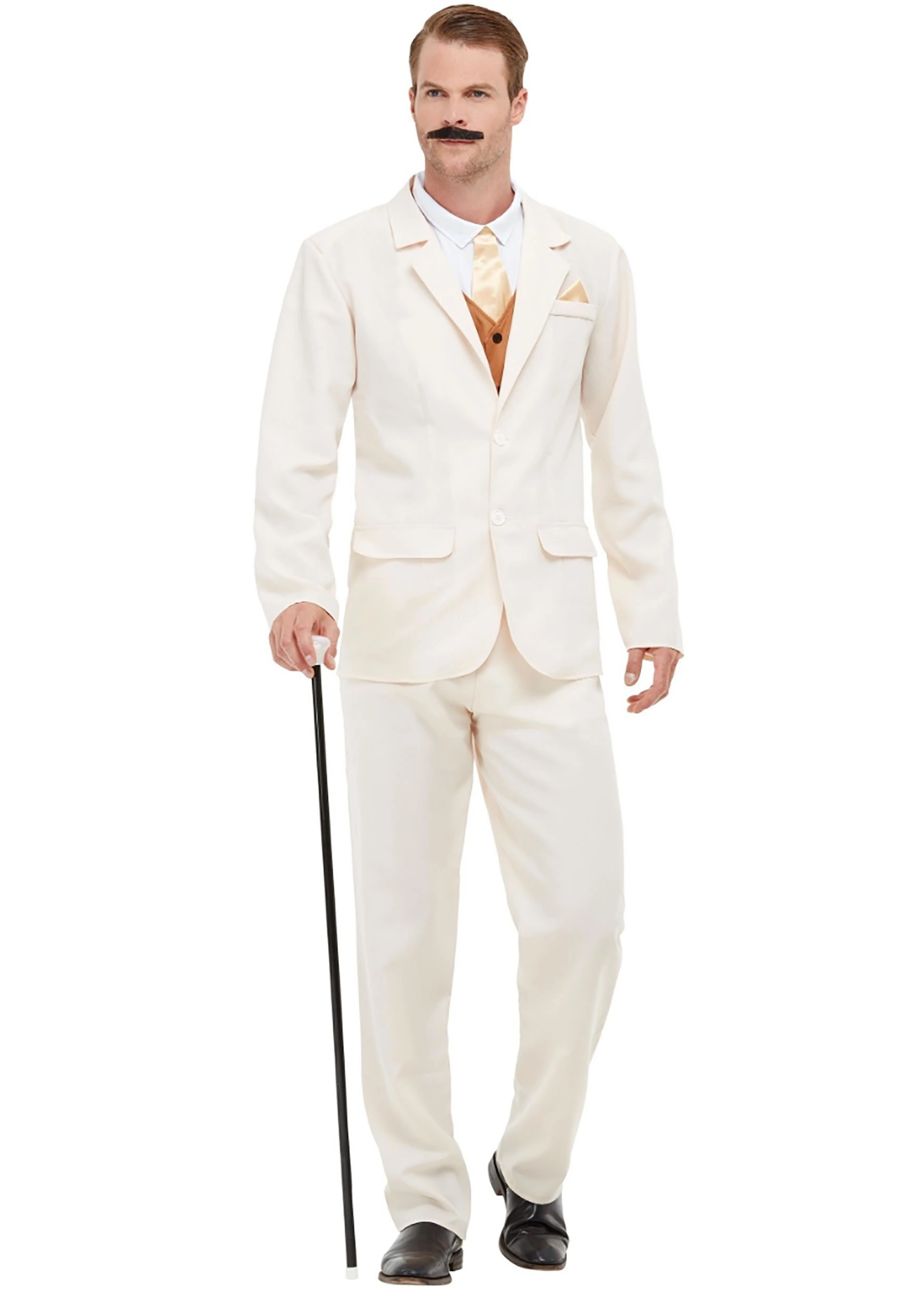 Smiffys Adult Roaring 20s White Costume 3 Smiffys Adult Roaring 20s White Costume
