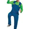 Disguise Adult Super Mario Classic Luigi Costume -Fun Costumes Store adult super mario classic luigi costume