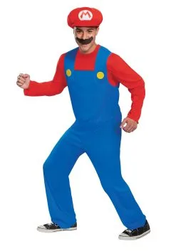 Disguise Adult Super Mario Classic Mario Costume