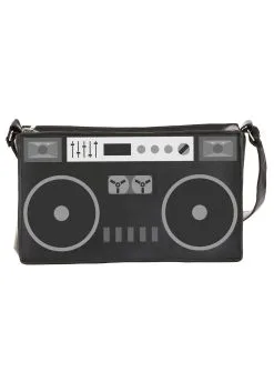 Fushengyuan Industry CO., Black Boombox Costume Purse 8 Fushengyuan Industry CO., Black Boombox Costume Purse -Fun Costumes Store boombox purse alt 2
