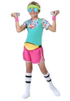Fun Costumes 80s Work It Out Boy's Costume