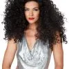 California Costume Collection Brunette Disco Diva Women's Wig -Fun Costumes Store brunette disco diva wig