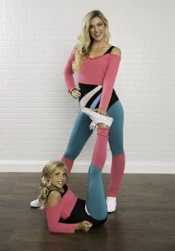 Fun Costumes 80's Workout Girl Costume For Kids -Fun Costumes Store child 80s workout girl costume 2