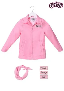 Fun Costumes Child Authentic Pink Ladies Jacket Costume 7 Fun Costumes Child Authentic Pink Ladies Jacket Costume -Fun Costumes Store child authentic pink ladies jacket alt 2