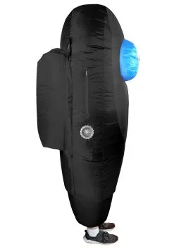 Studio Halloween Black Sus Crewmate Killer Costume For Kids -Fun Costumes Store child black sus crewmate killer costume alt 3