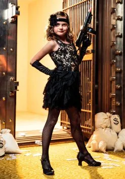 Fun Costumes Kid's Dazzling Flapper Costume -Fun Costumes Store child dazzling flapper costume 1