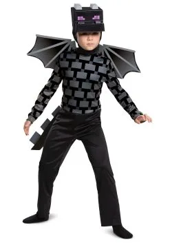 Disguise Minecraft Kid's Classic Ender Dragon Costume -Fun Costumes Store child minecraft classic ender dragon costume alt 2