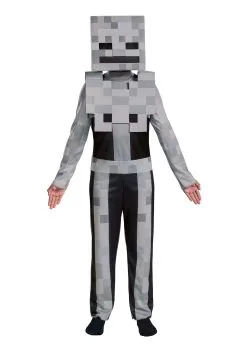 Disguise Minecraft Kid's Classic Skeleton Costume -Fun Costumes Store child minecraft classic skeleton costume alt 3