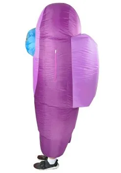 Studio Halloween Purple Sus Crewmate Killer Costume For Kids -Fun Costumes Store child purple sus crewmate killer costume alt 2