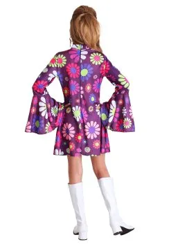 Fun Costumes Girl's Far Out Hippie Costume -Fun Costumes Store childs far out hippie costume back