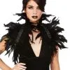 Smiffys Fever Feather Bolero -Fun Costumes Store fever feather bolero