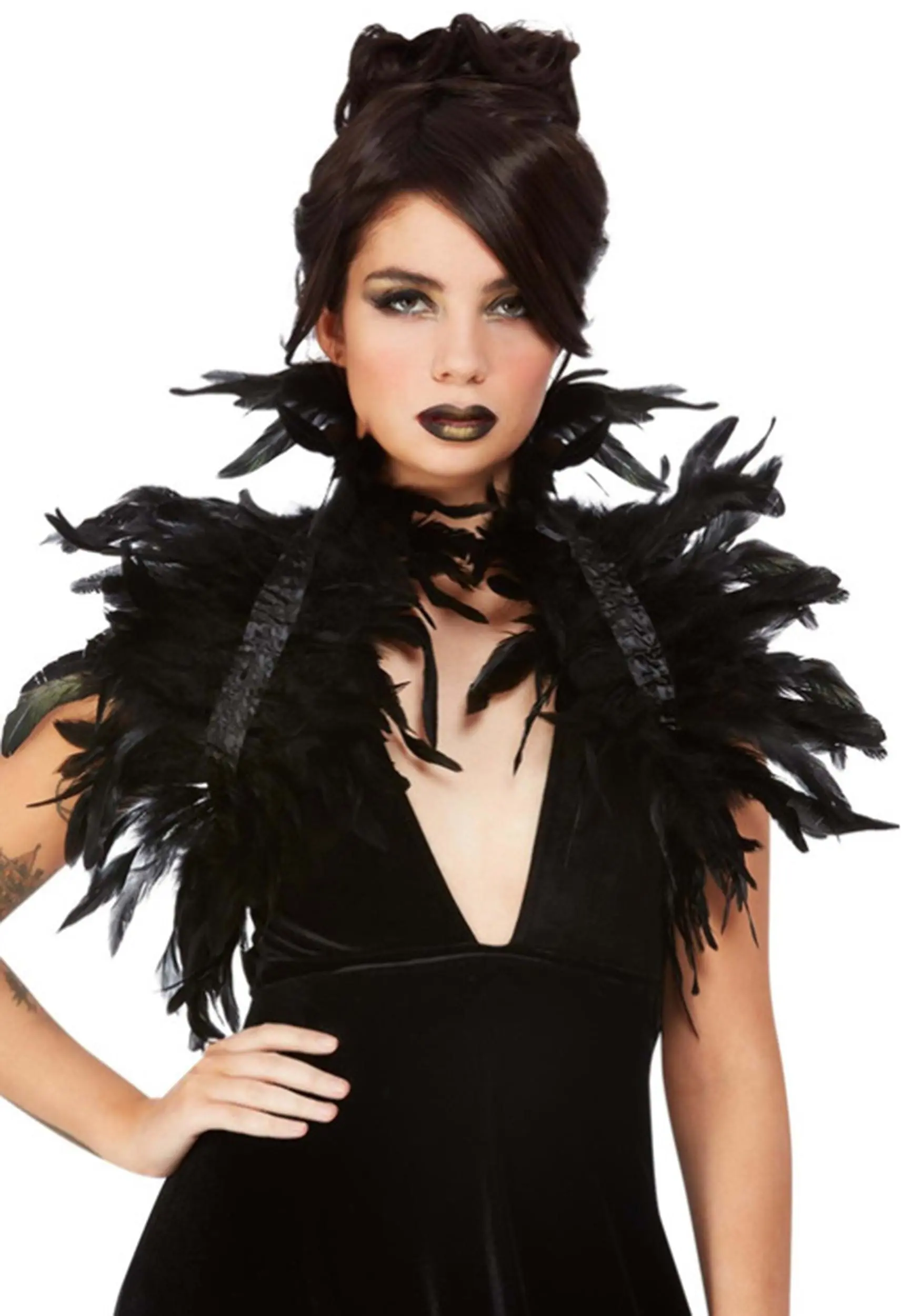 Smiffys Fever Feather Bolero 3 Smiffys Fever Feather Bolero