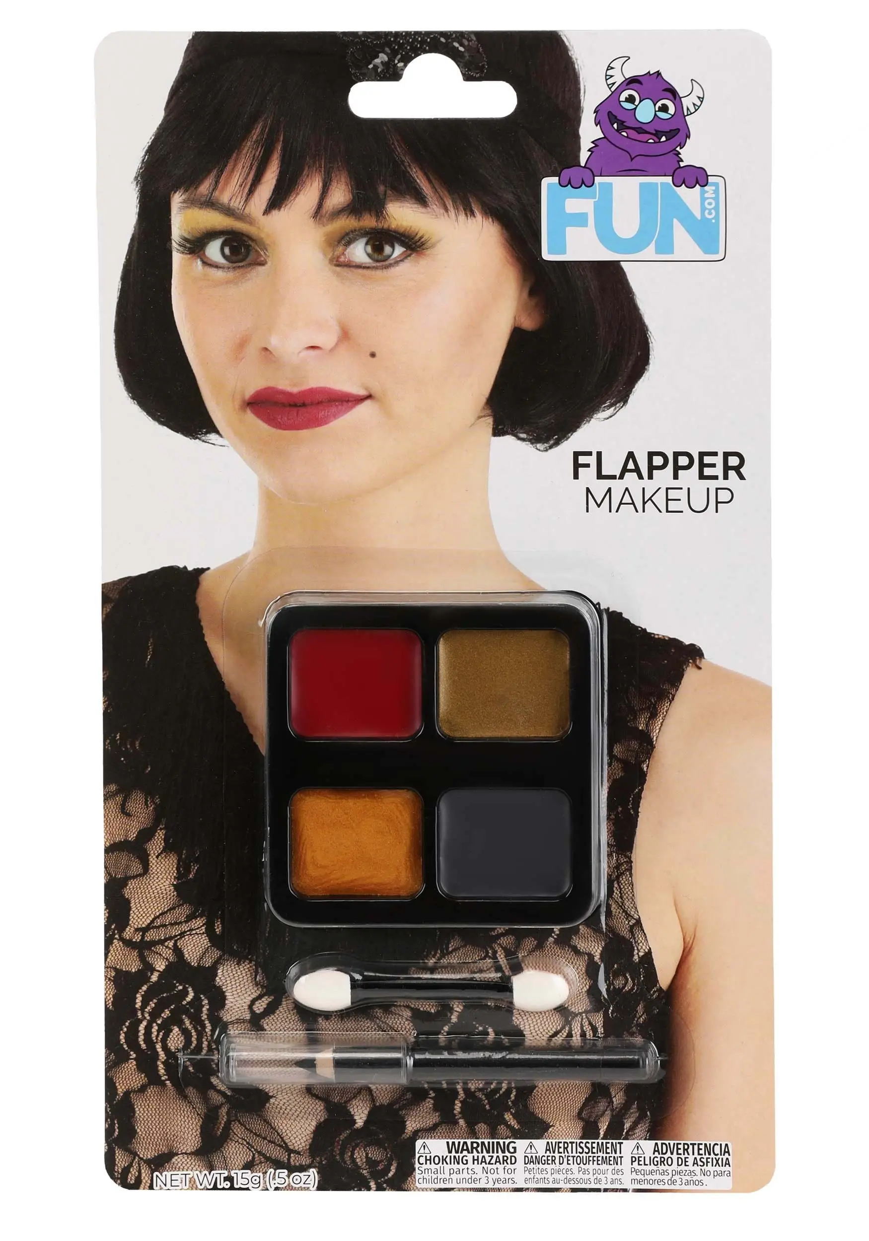 Ningbo Colorswoo Art Supply Flapper Makeup Costume Kit 3 Ningbo Colorswoo Art Supply Flapper Makeup Costume Kit