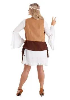 Hing Ting Women's Flower Child Costume -Fun Costumes Store flower child alt 2