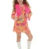 Underwraps Girl's Flower Power 70s Costume 1 Underwraps Girl's Flower Power 70s Costume -Fun Costumes Store girls flower power 70s costume