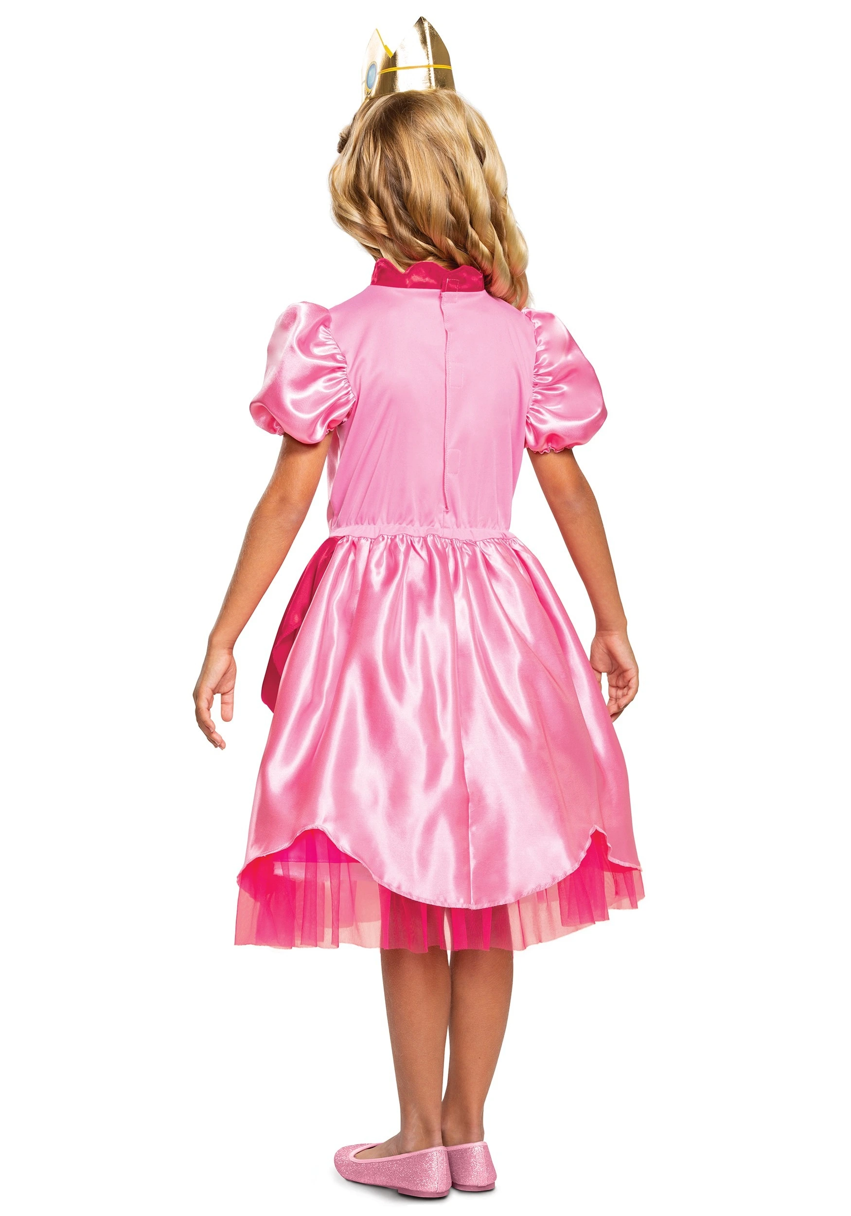Disguise Super Mario Classic Princess Peach Costume For Girls 4 Disguise Super Mario Classic Princess Peach Costume For Girls - Image 2