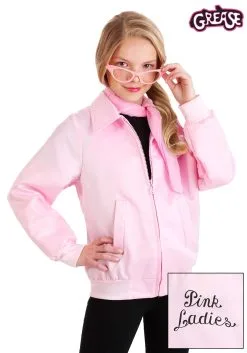 Fun Costumes Grease Pink Ladies Costume Jacket For Kids
