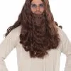 Forum Novelties, Inc Guru-vy Long Hair Wig And Beard For Men -Fun Costumes Store guru vy long hair wig and beard