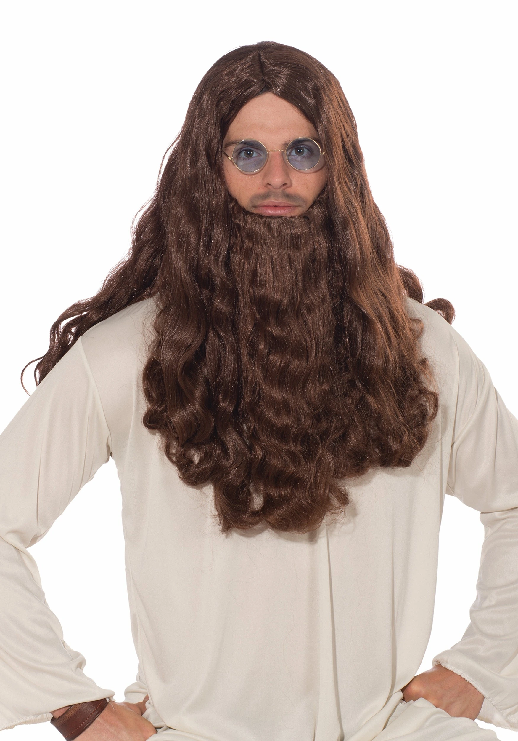 Forum Novelties, Inc Guru-vy Long Hair Wig And Beard For Men 3 Forum Novelties, Inc Guru-vy Long Hair Wig And Beard For Men