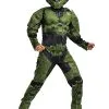 Disguise Halo Infinite Master Chief Muscle Costume For Kids 2 Disguise Halo Infinite Master Chief Muscle Costume For Kids -Fun Costumes Store halo infinite master chief muscle kids costume