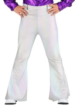 Fun Costumes Holographic Disco Kid's Pants