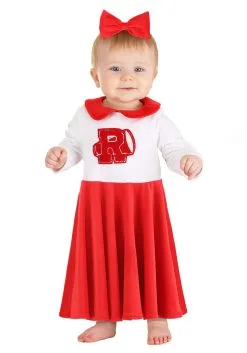 Fun Costumes Grease Rydell High Cheerleader Costume For Infants -Fun Costumes Store infant grease rydell high cheerleader costume alt 2