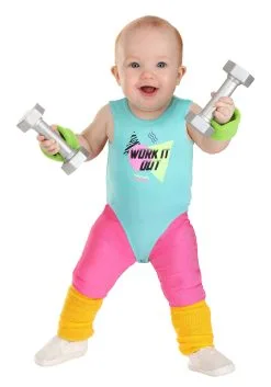 Fun Costumes Totally 80s Workout Costume For Infants