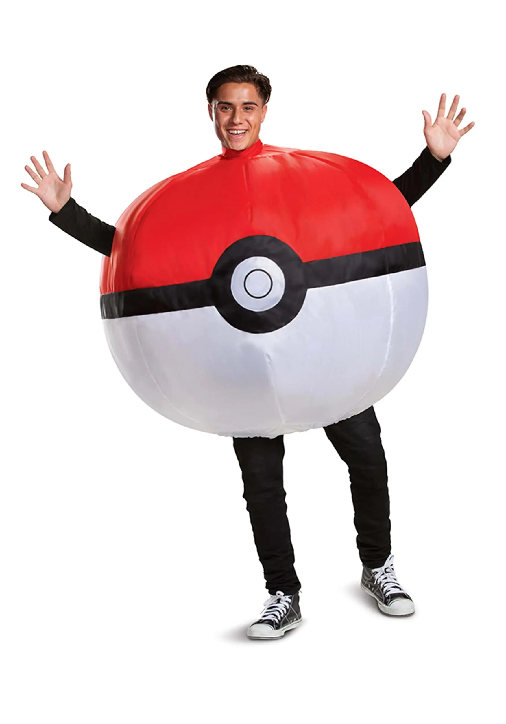 Disguise Inflatable Poké Ball Adult Costume 5 Disguise Inflatable Poké Ball Adult Costume - Image 3