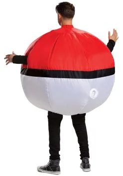Disguise Inflatable Poké Ball Adult Costume 11 Disguise Inflatable Poké Ball Adult Costume -Fun Costumes Store inflatable poke ball adult costume alt 4
