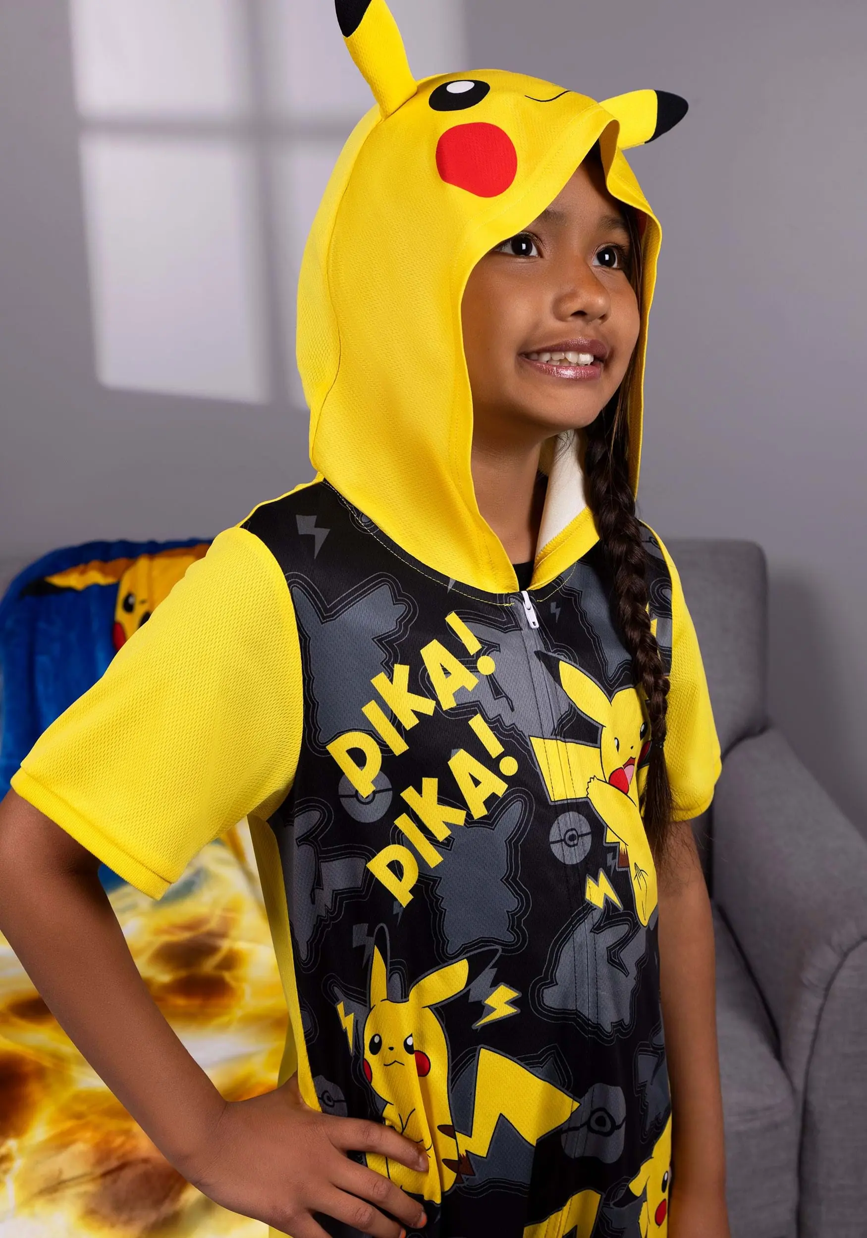 AME Sleepwear Pikachu Romper For Kids 6 AME Sleepwear Pikachu Romper For Kids - Image 4