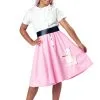 California Costume Collection Kids Pink Poodle Skirt Costume -Fun Costumes Store kids pink poodle skirt update1