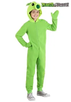 Fun Costumes Plants Vs Zombies Peashooter Kid's Onesie Costume