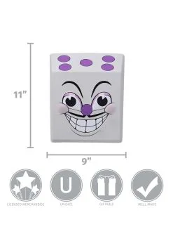 Elope King Dice Vacuform Mask -Fun Costumes Store king dice vacuform mask alt 2