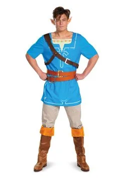Disguise Link Breath Of The Wild Classic Adult Costume -Fun Costumes Store link breath of the wild classic adult costume alt 1