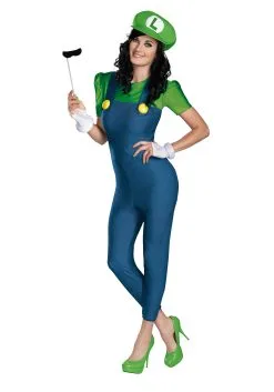 Disguise Women's Deluxe Luigi Costume