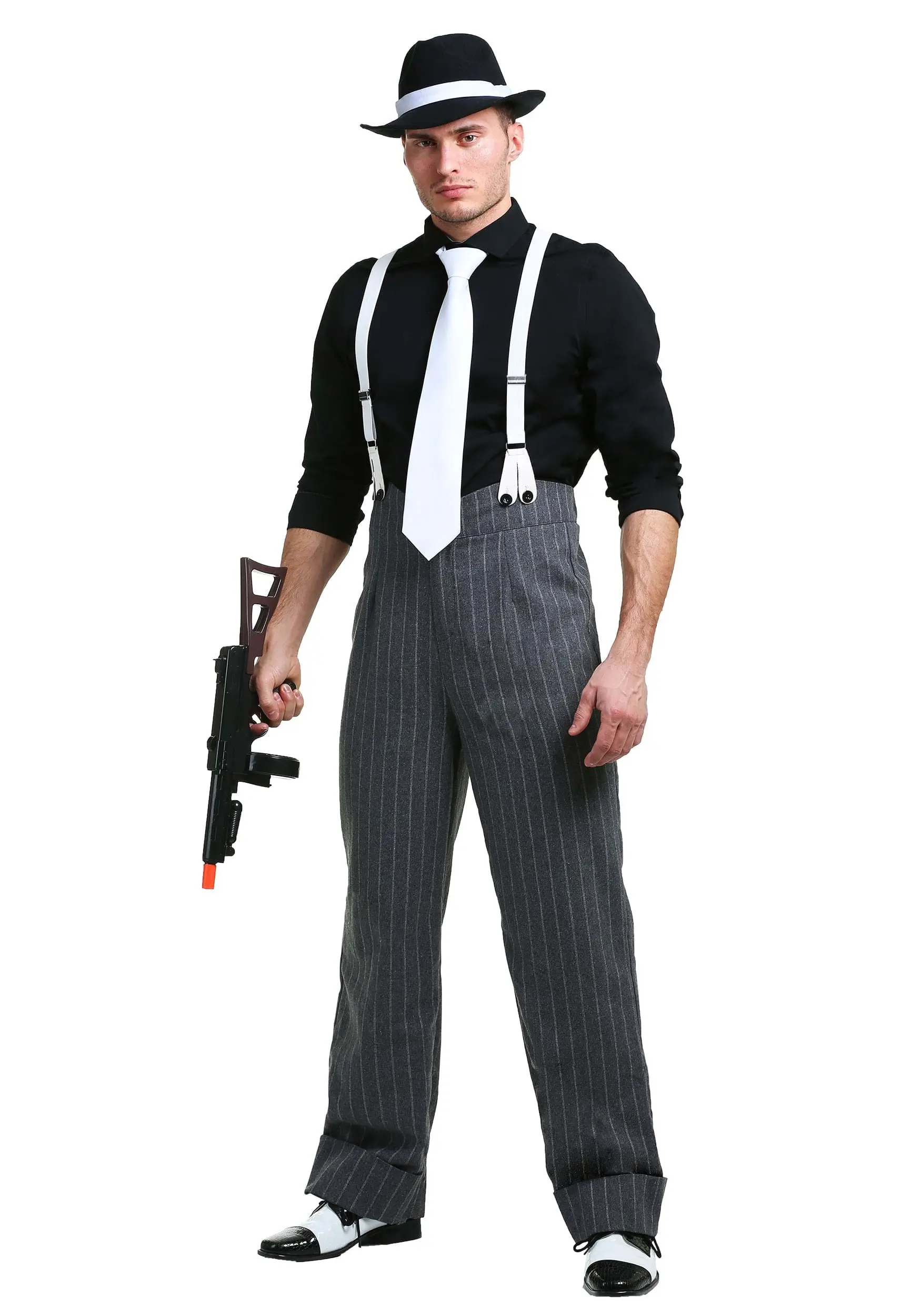 Fun Costumes Men's Mafia Underboss Costume 3 Fun Costumes Men's Mafia Underboss Costume