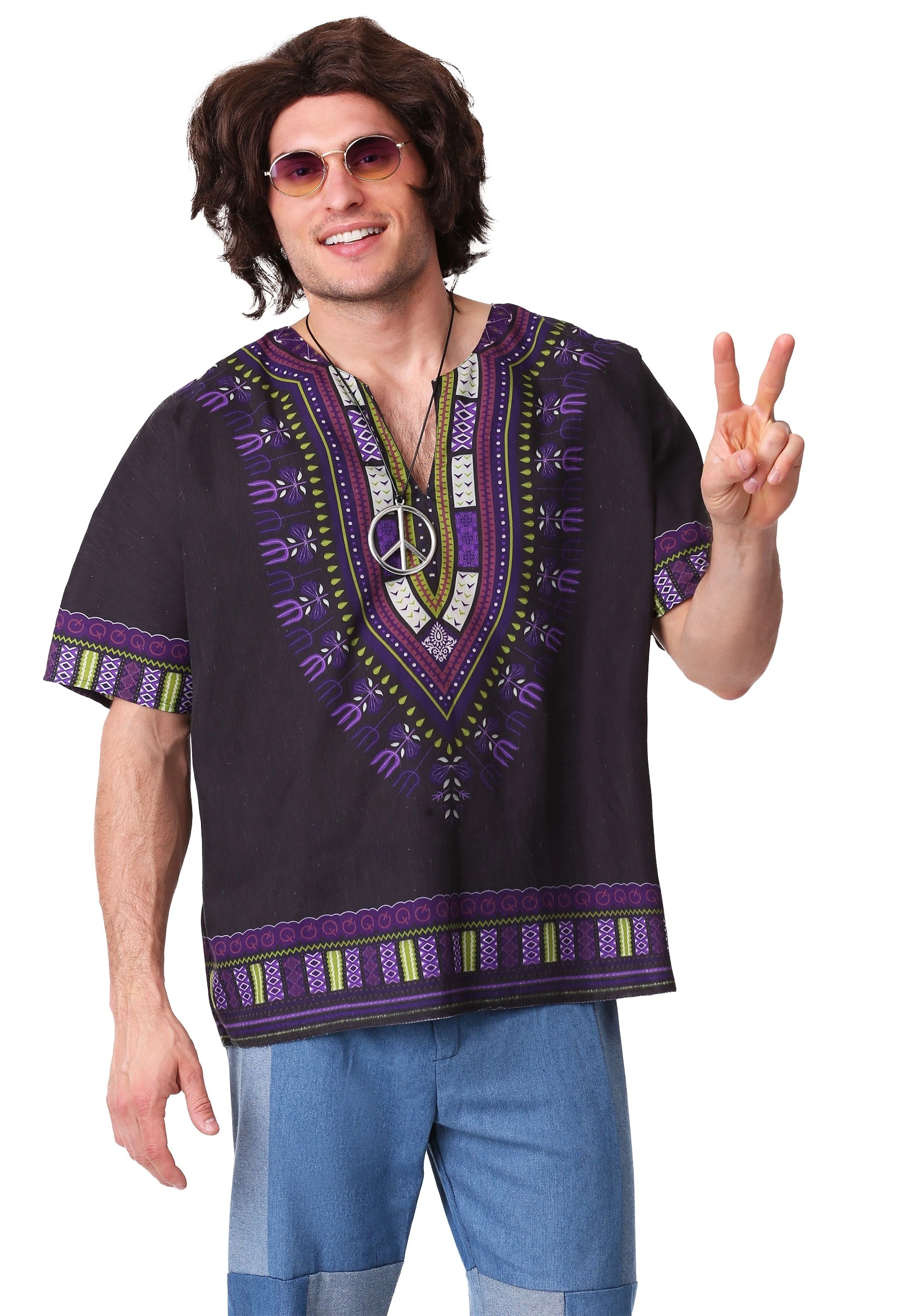 Fun Costumes Men's Hazy Hippie Costume 3 Fun Costumes Men's Hazy Hippie Costume
