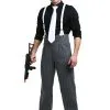 Fun Costumes Men's Plus Size Mafia Underboss Costume -Fun Costumes Store mens plus size mafia underboss