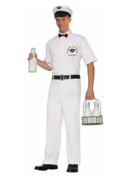 Forum Novelties, Inc Vintage Milkman Costume For Men